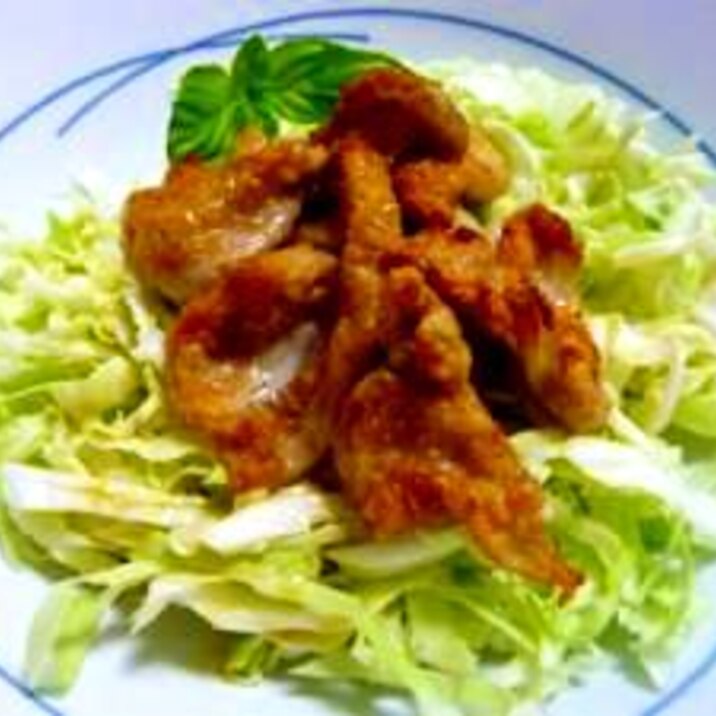 鶏皮のパリパリ★サラダ